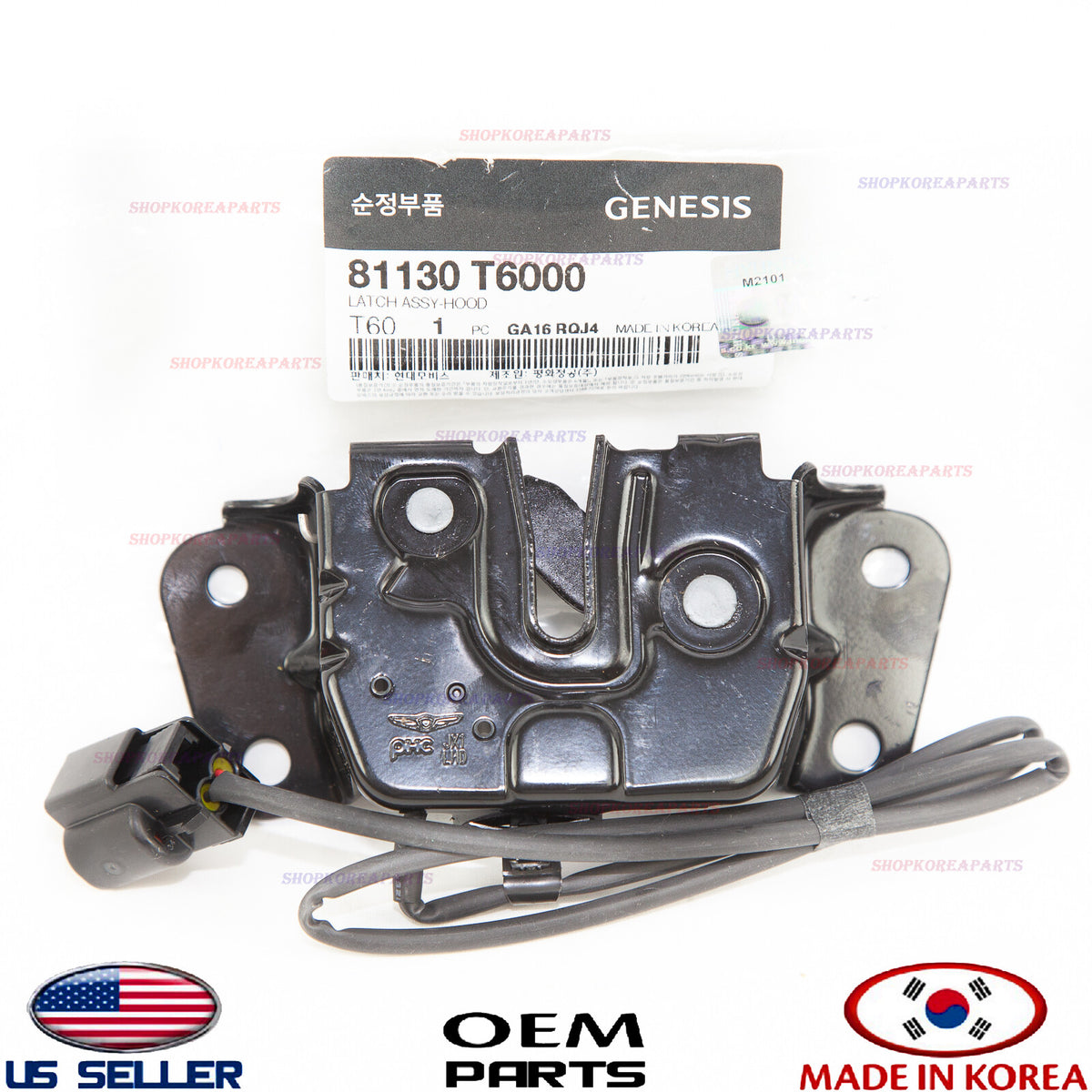 GENUINE Hood Lock Latch Assy ⭐OEM⭐ GENESIS GV80 2021-2026 81130T6000