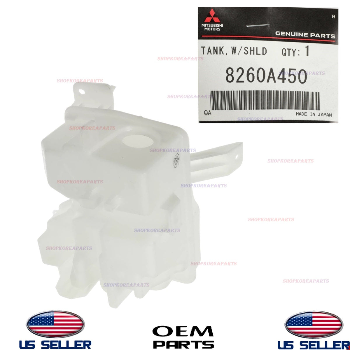 GENUINE OEM Windshield Washer Reservoir 2018-2025 Mitsubishi 8260A450