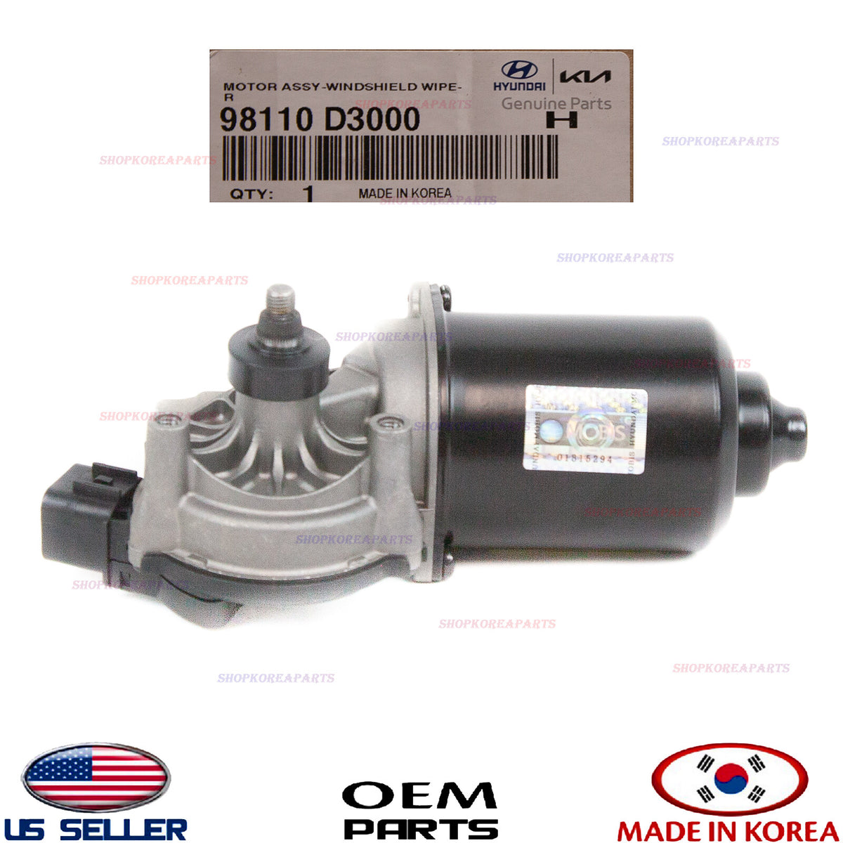 GENUINE Front Windshield Wiper Motor ⭐OEM⭐ Hyundai Tucson 2016-2021 98110D3000