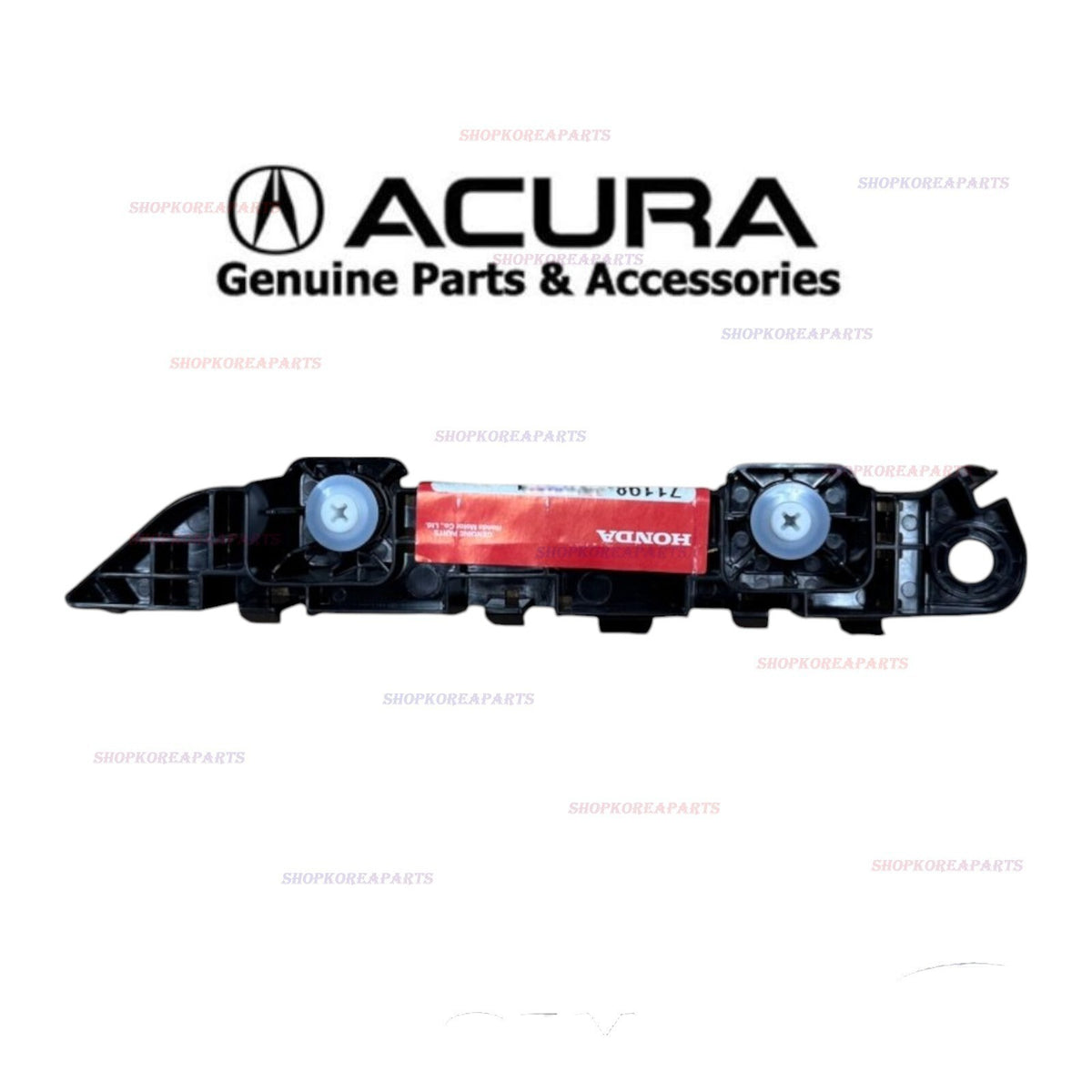 NEW OEM 19 - 24 ACURA RDX FRONT BUMPER PASSENGER SIDE FENDER BRACKET HOLDER