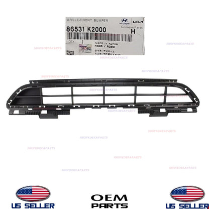 GENUINE Front Bumper Lower Grille 2020-2025 Hyundai Venue SE SEL 86531-K2000