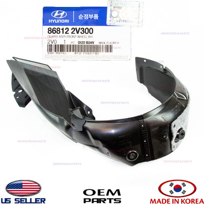 GENUINE Fender Liner Front RIGHT Passenger Side OEM Veloster Base 2015-2017