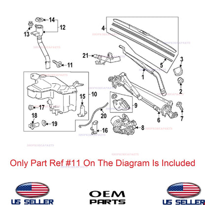 GENUINE OEM Washer Fluid Reservoir Filler Pipe Bolt 2007-2025 Toyota Lexus