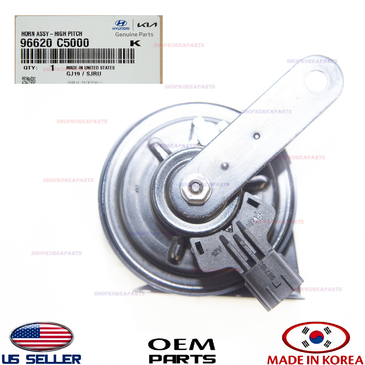 GENUINE Horn Assy High Pitch ⭐OEM⭐ KIA SORENTO 2016-2020 96620C5000
