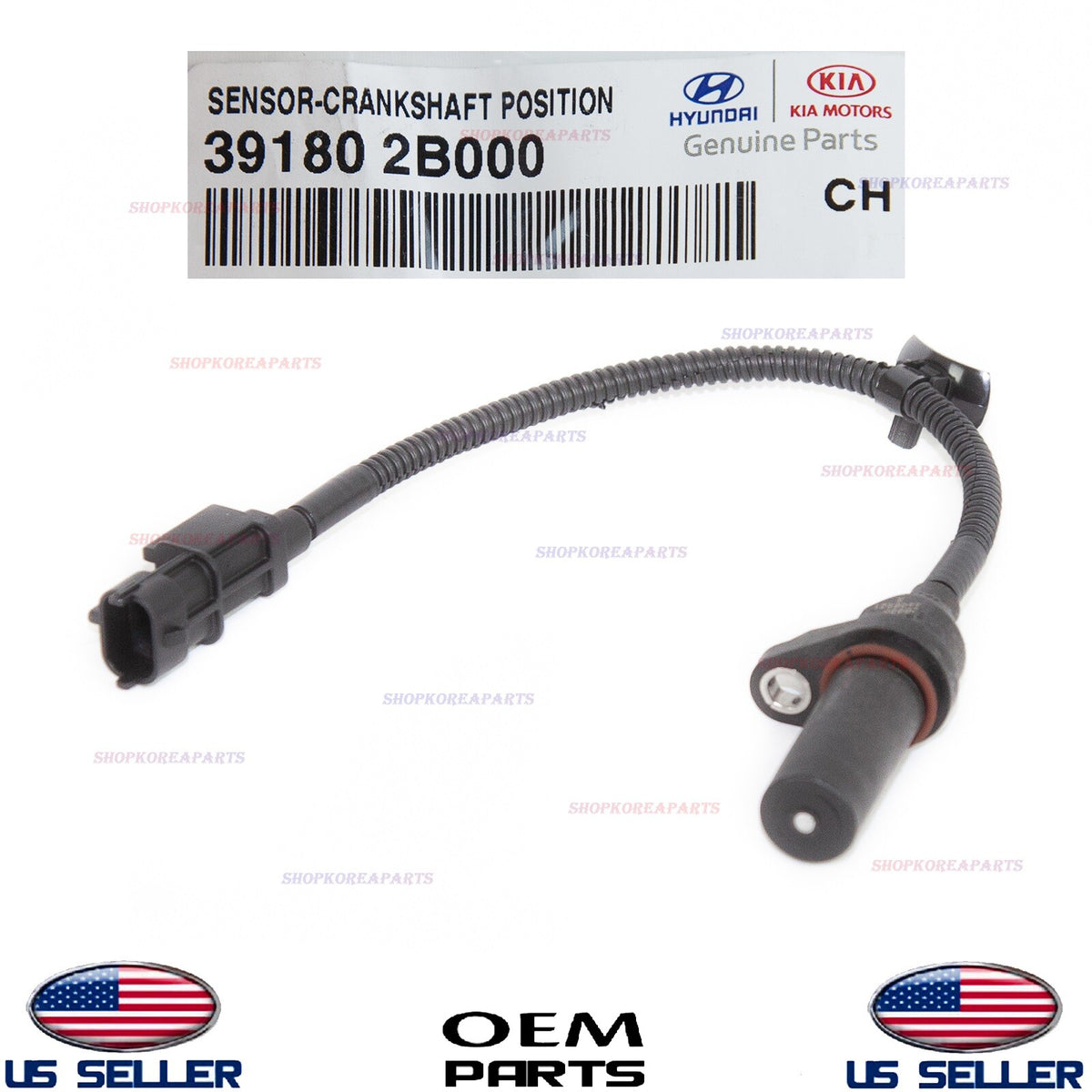 GENUINE Engine Crankshaft Crank Position Sensor OEM HYUNDAI KIA See compatibilit