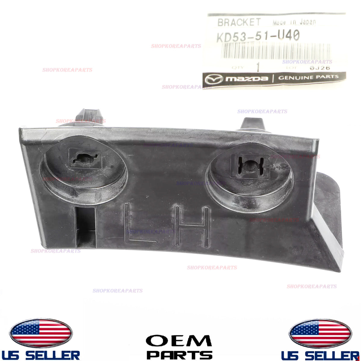 GENUINE OEM LEFT Driver Rear Wheel Arch Molding Bracket 2013-2016 Mazda CX-5