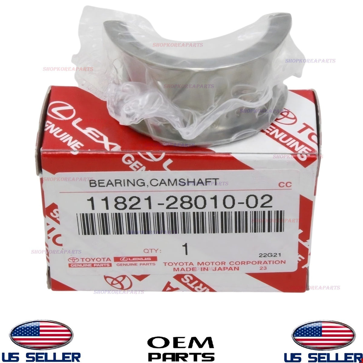 GENUINE OEM Bearing Camshaft Lower 2001-2015 Toyota Lexus 2.4L 4.0L *See List