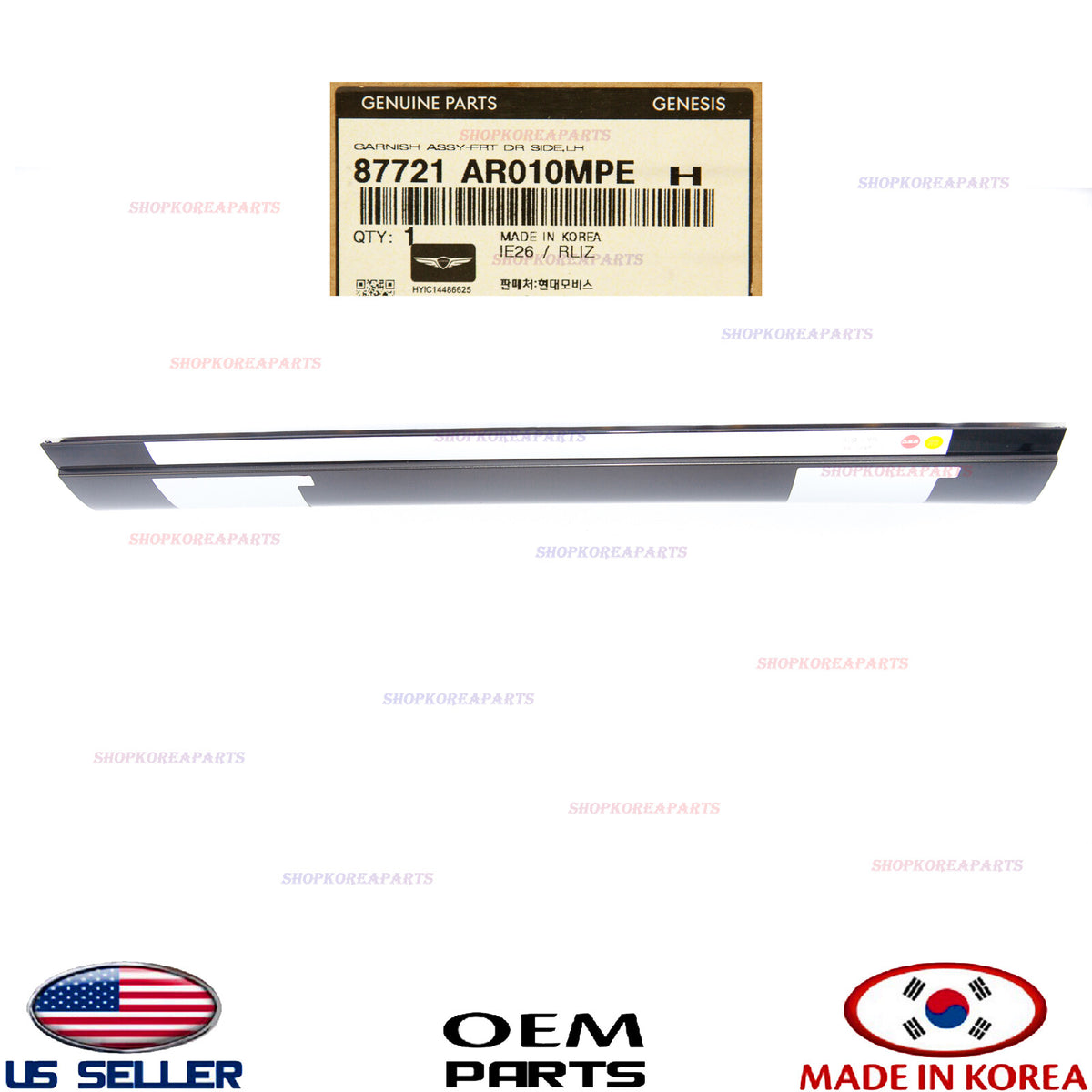 GENUINE Gray Front Door Lower Molding LEFT Driver Side ⭐OEM⭐ GV70 Sport 22-26