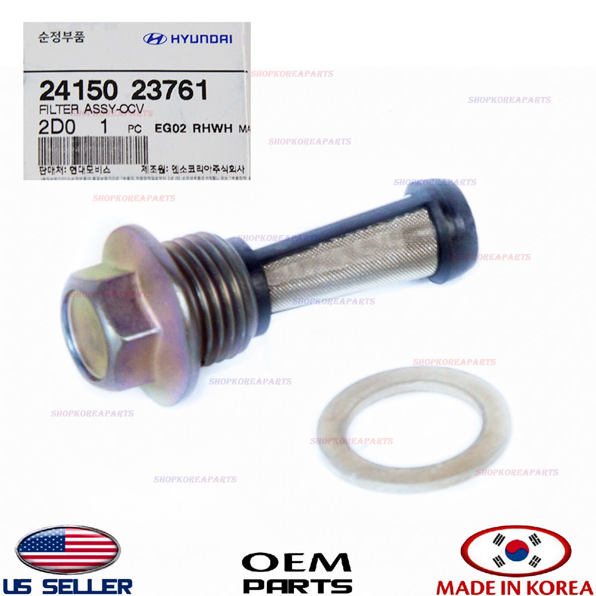 GENUINE OCV Oil Control Valve Filter OEM VARIOUS HYUNDAI KIA 2002-2012