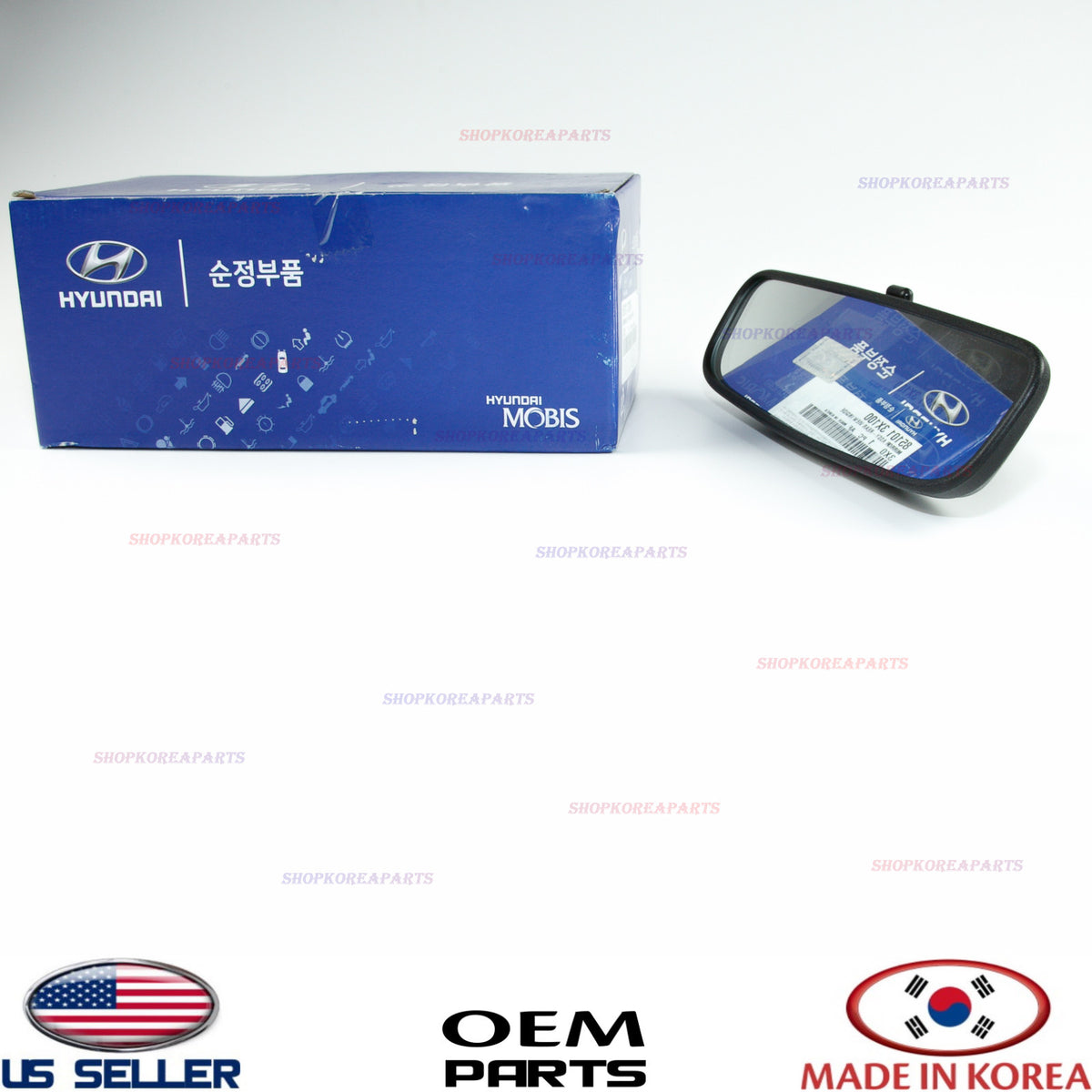 OEM Mirror Inside Interior Rear View GENUINE HYUNDAI KIA *See compatibility