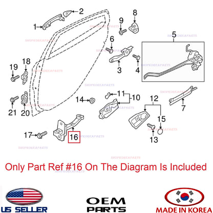GENUINE Rear Door Checker RIGHT Passenger Side ⭐OEM⭐ HYUNDAI ACCENT 2012-2017