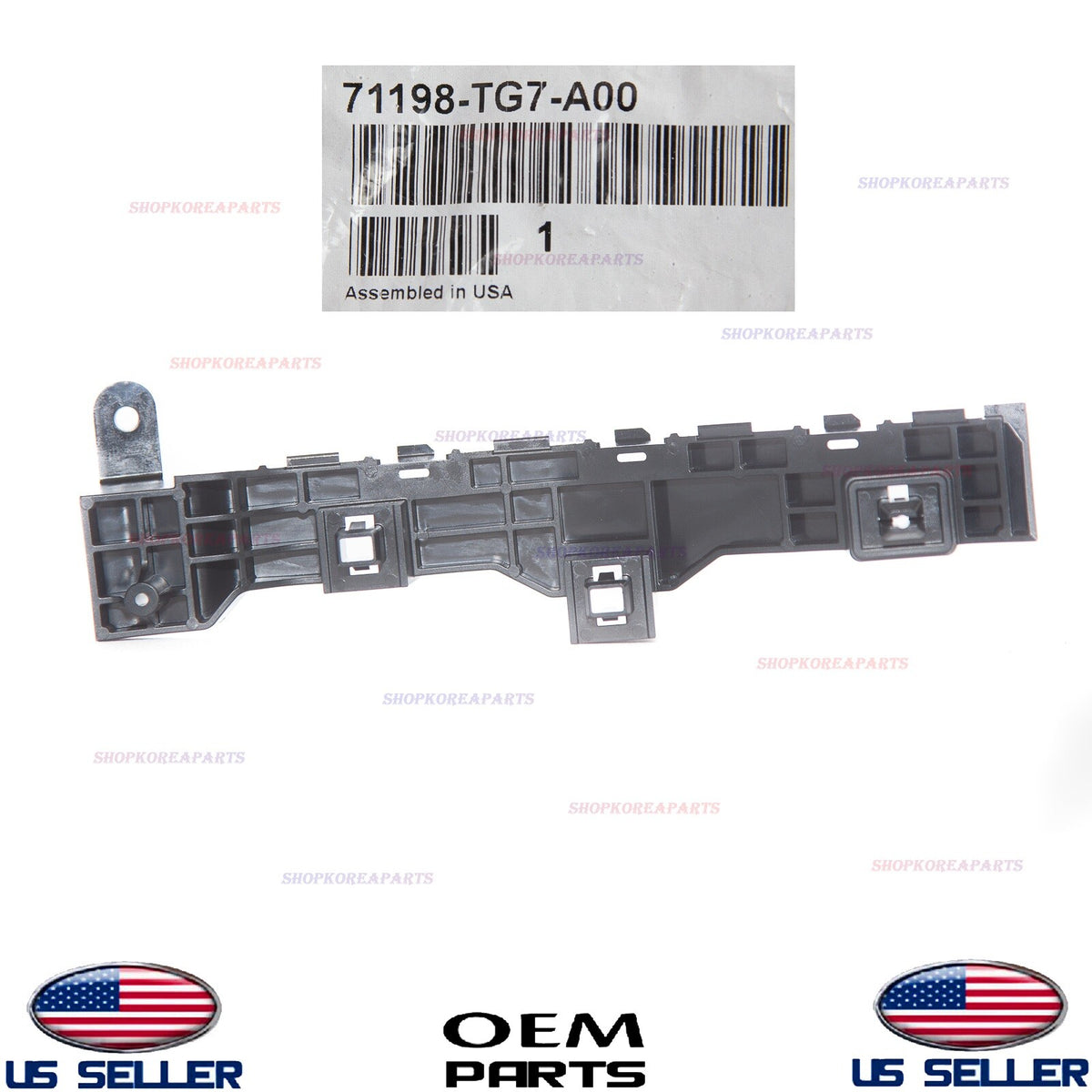 GENUINE Front Bumper Bracket LEFT Driver Side ⭐OEM⭐ Honda *See Compatibility