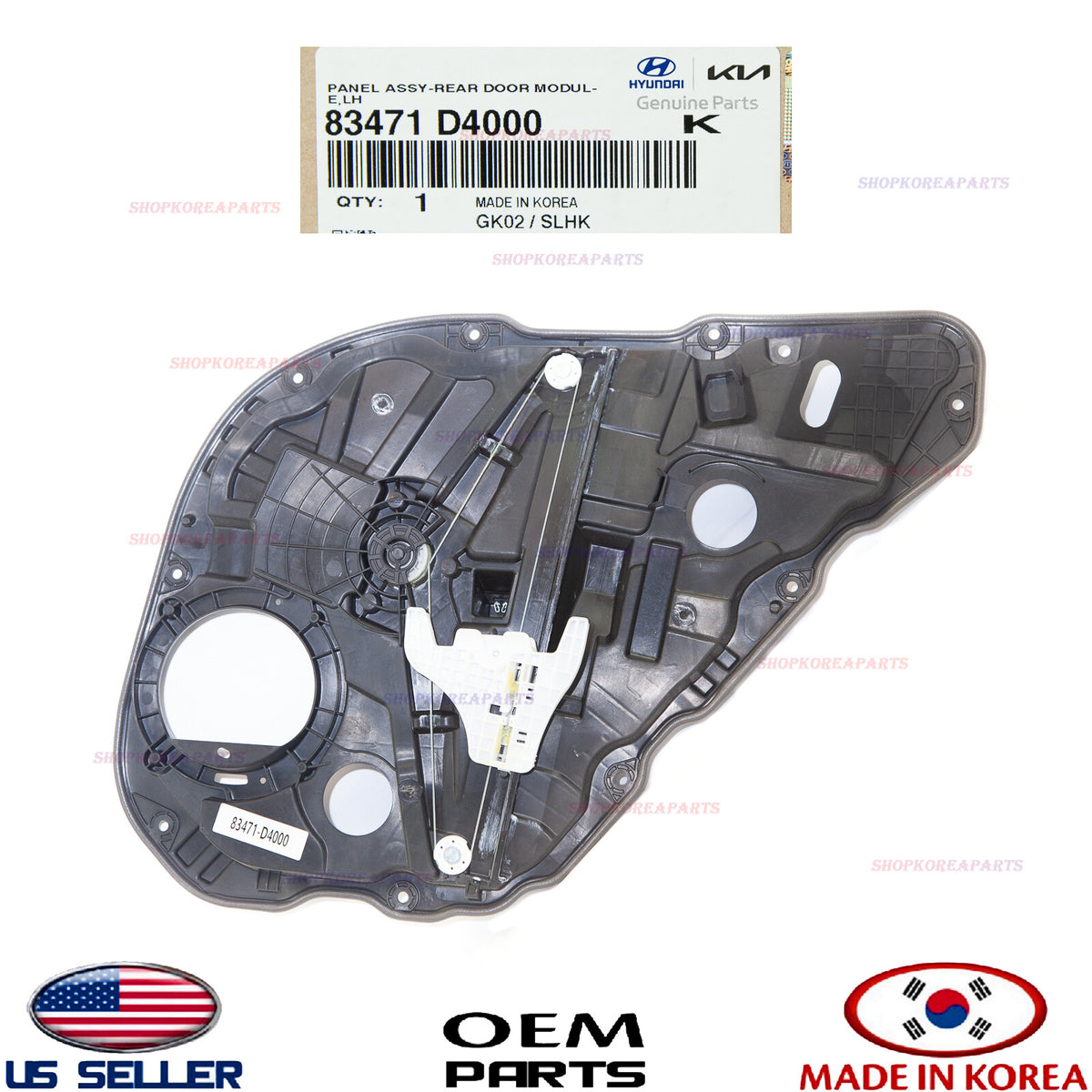 GENUINE Power Window Regulator Rear Door Left Driver Side ⭐OEM⭐ OPTIMA 2016-2020