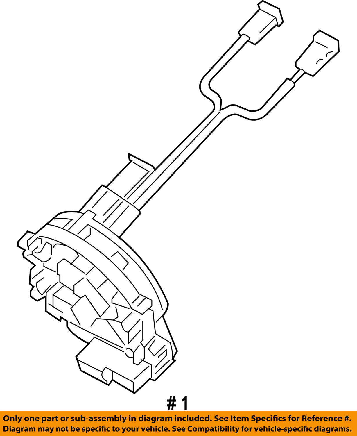 Genuine OEM Contact Clock Spring Module for 2013–2018 Hyundai Santa Fe (Without Heated Steering Wheel)
