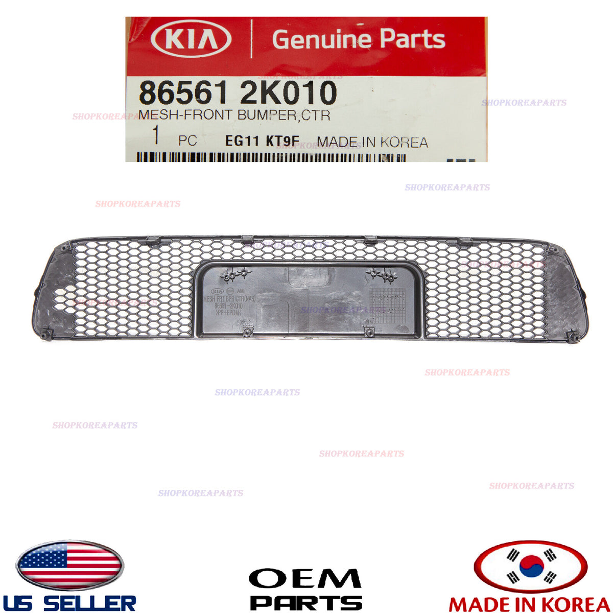 GENUINE Center Lower Front Bumper Grille ⭐OEM⭐ KIA SOUL 2010-2011 865612K010