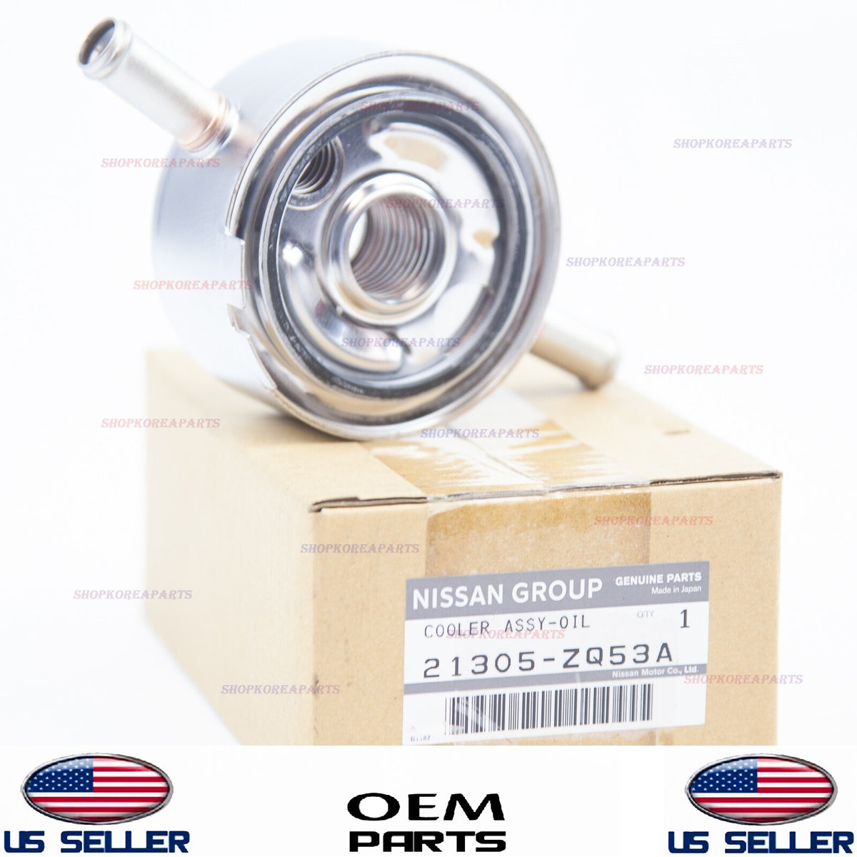 GENUINE Engine Oil Cooler ⭐OEM⭐ 5.6L V8 Nissan Infiniti *See compatibility
