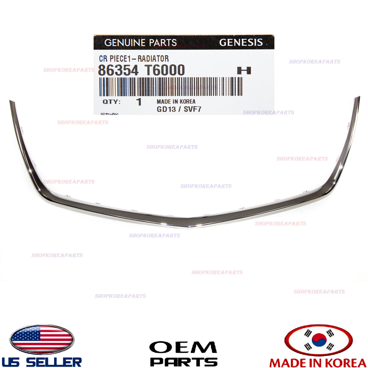 ✅GENUINE✅ Front Grille Surround Molding Trim Chrome OEM 2021-2024 Genesis GV80