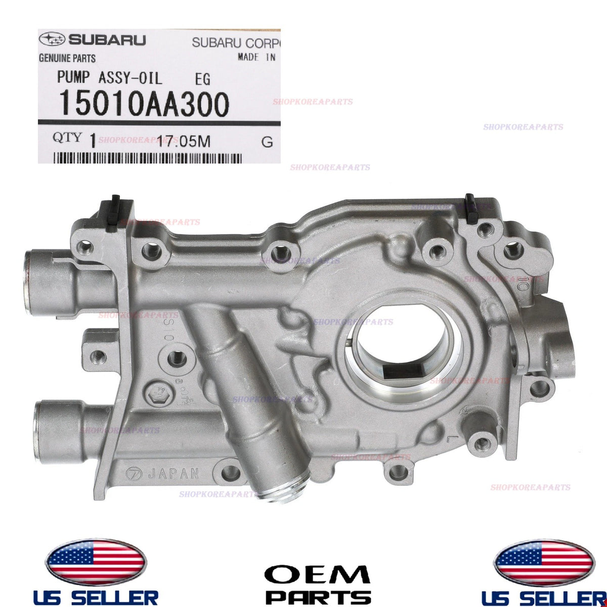 GENUINE Engine Oil Pump 1991-2009 Subaru 2.5L 15010AA300