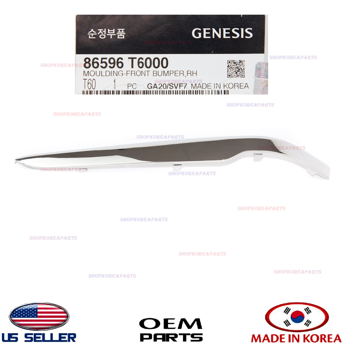 GENUINE Front Bumper Lower Molding RIGHT Passenger Side OEM GENESIS GV80 2021-24