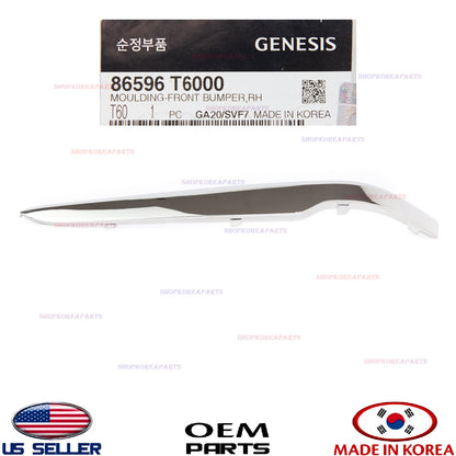 GENUINE Front Bumper Lower Molding RIGHT Passenger Side OEM GENESIS GV80 2021-24
