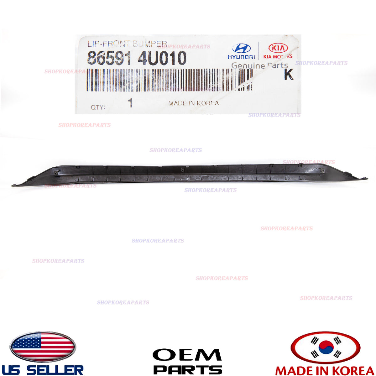 GENUINE Front Bumper Lower Deflector Chin Lip ⭐OEM⭐ KIA OPTIMA HYBRID 2013