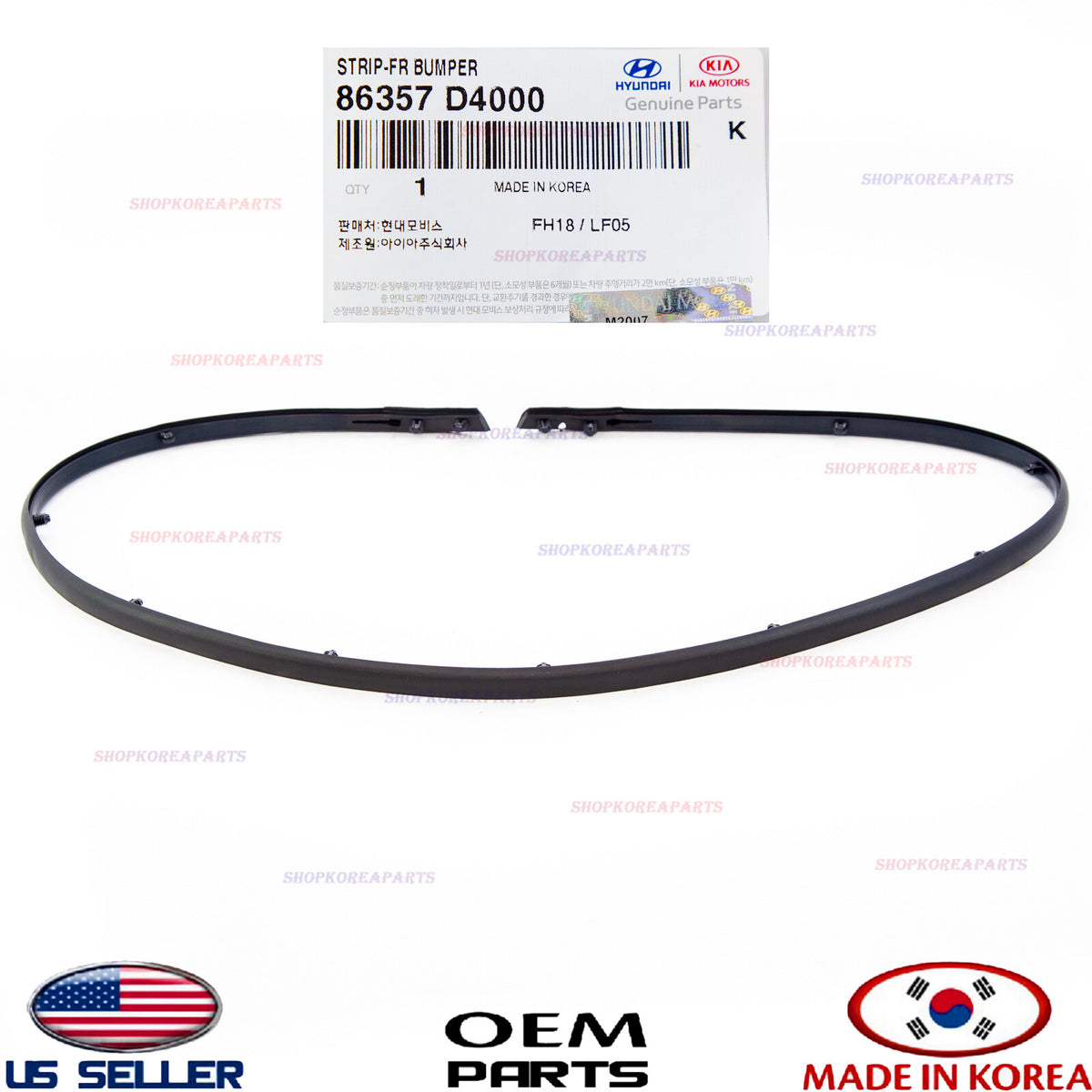 GENUINE Front Bumper Upper Strip Rubber Seal ⭐OEM⭐ KIA OPTIMA 2016-2020