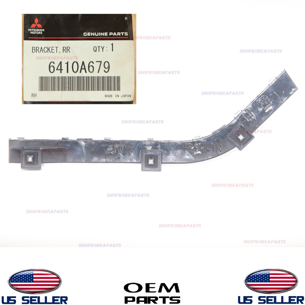 GENUINE Rear Bumper Bracket LEFT Driver Side ⭐OEM⭐ Lancer Evolution 2008-2015
