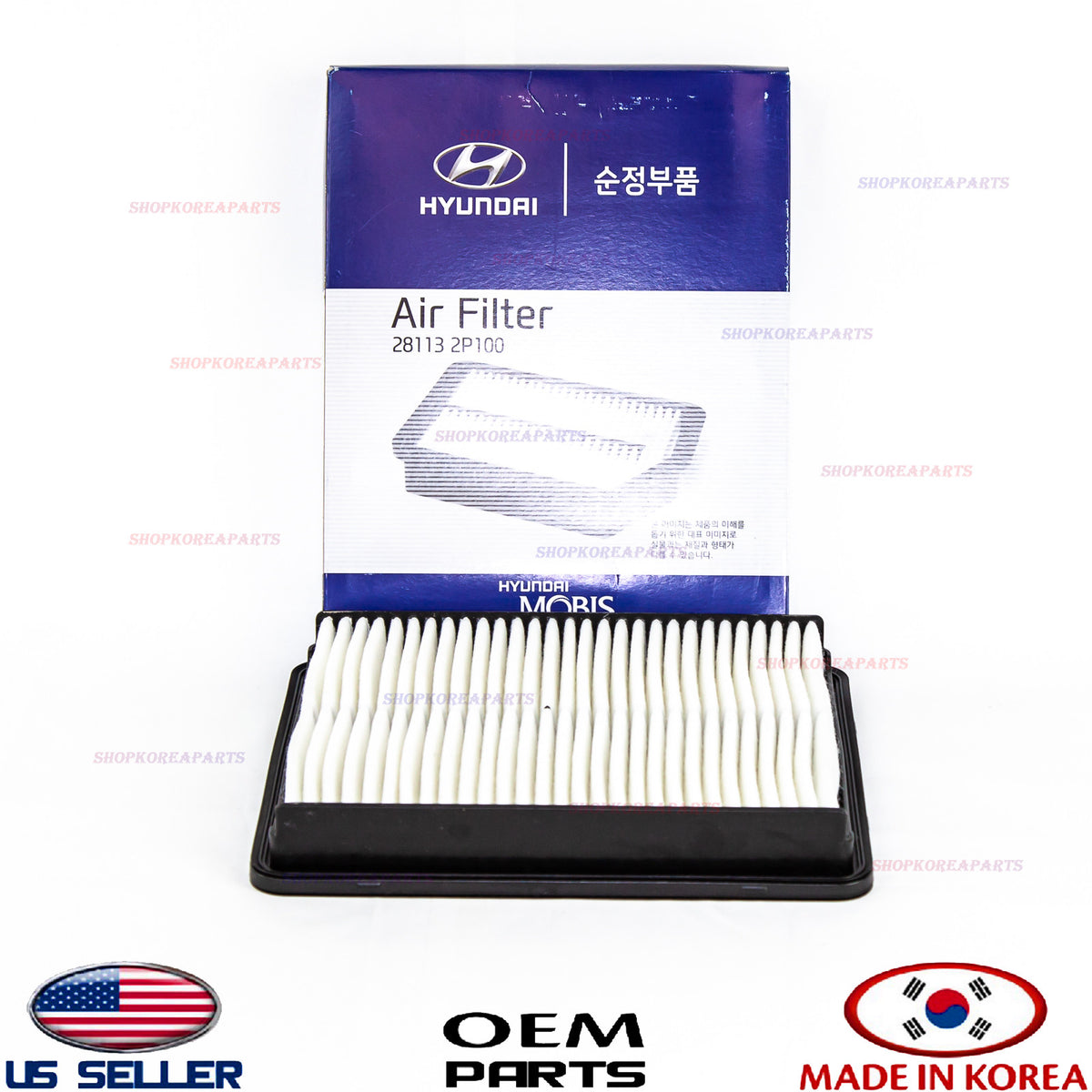 GENUINE Engine Air Filter ⭐OEM⭐ Hyundai Sonata Santa Fe Azera Kia Optima Sorento