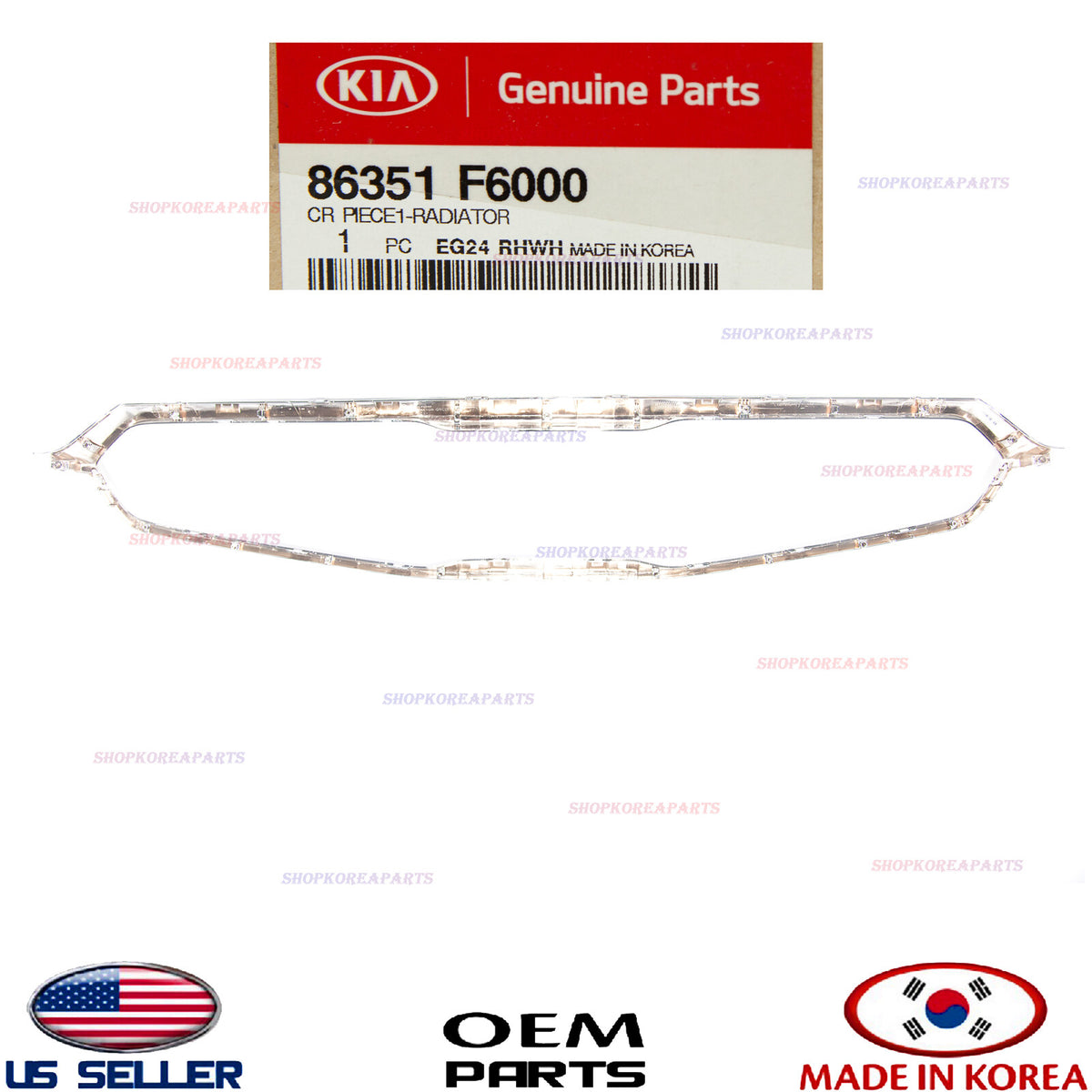 GENUINE Upper Grille Surround Trim ⭐OEM⭐ KIA CADENZA 2017-2019 86351F6000