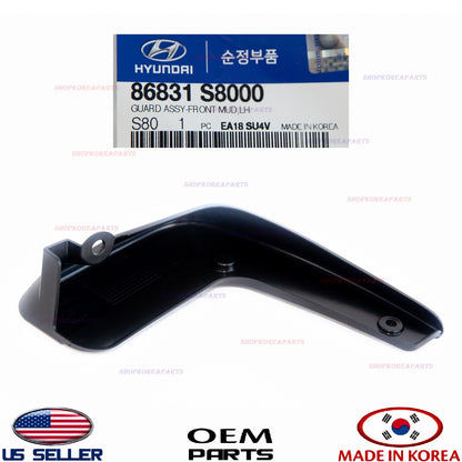 1pcs GENUINE Front LEFT Driver Side Mud Flaps Splash Guard 2023-2025 Palisade