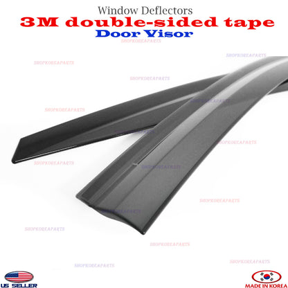 SMOKE DOOR VISOR WINDOW VENT DEFLECTOR fits Toyota Prius Prime 2017-2020