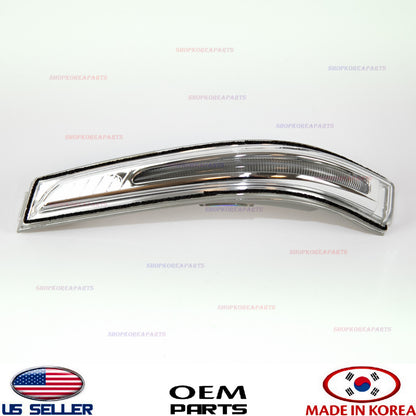 GENUINE Outside Mirror Signal Lamp Turn LEFT Driver Side OEM Santa Fe XL 2013-19