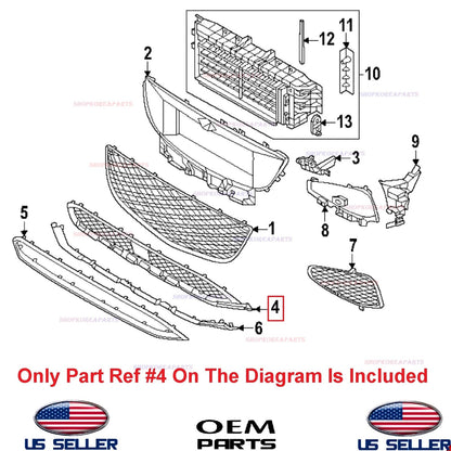 GENUINE OEM Front Bumper Lower Grille 2025-2026 Genesis GV80 86531-T6510EB