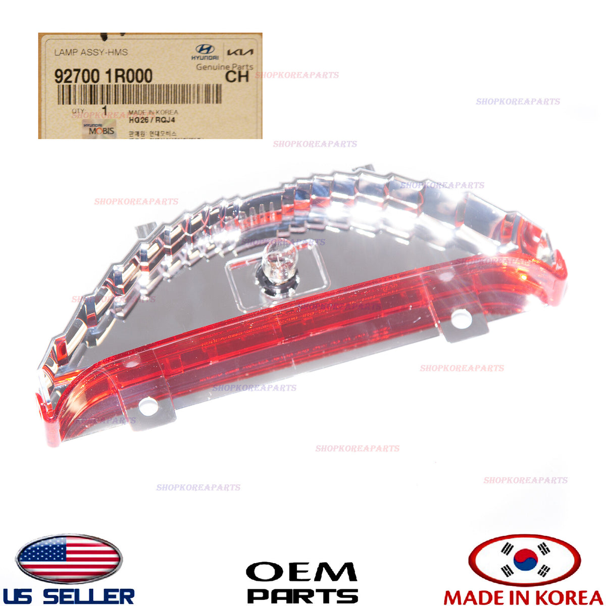 GENUINE High Mounted Stop Lamp 3rd Brake Stop OEM Hyundai Accent Sedan 2012-2017