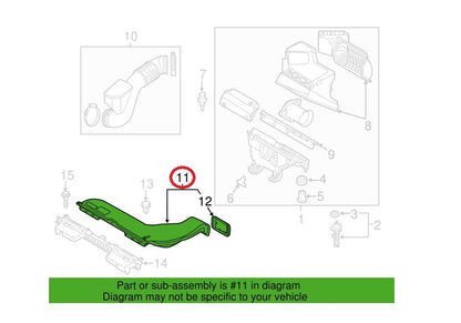 DUCT AIR CLEANER TUBE INTAKE GENUINE! HYUNDAI SONATA 2.4L 2018-2019 28210C2920