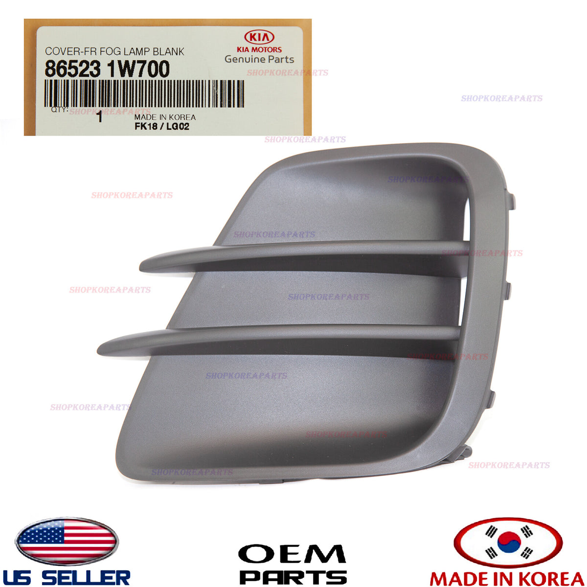 GENUINE Front Bumper Fog Lamp Cap Cover Driver Side OEM KIA RIO Hatchback 16-17