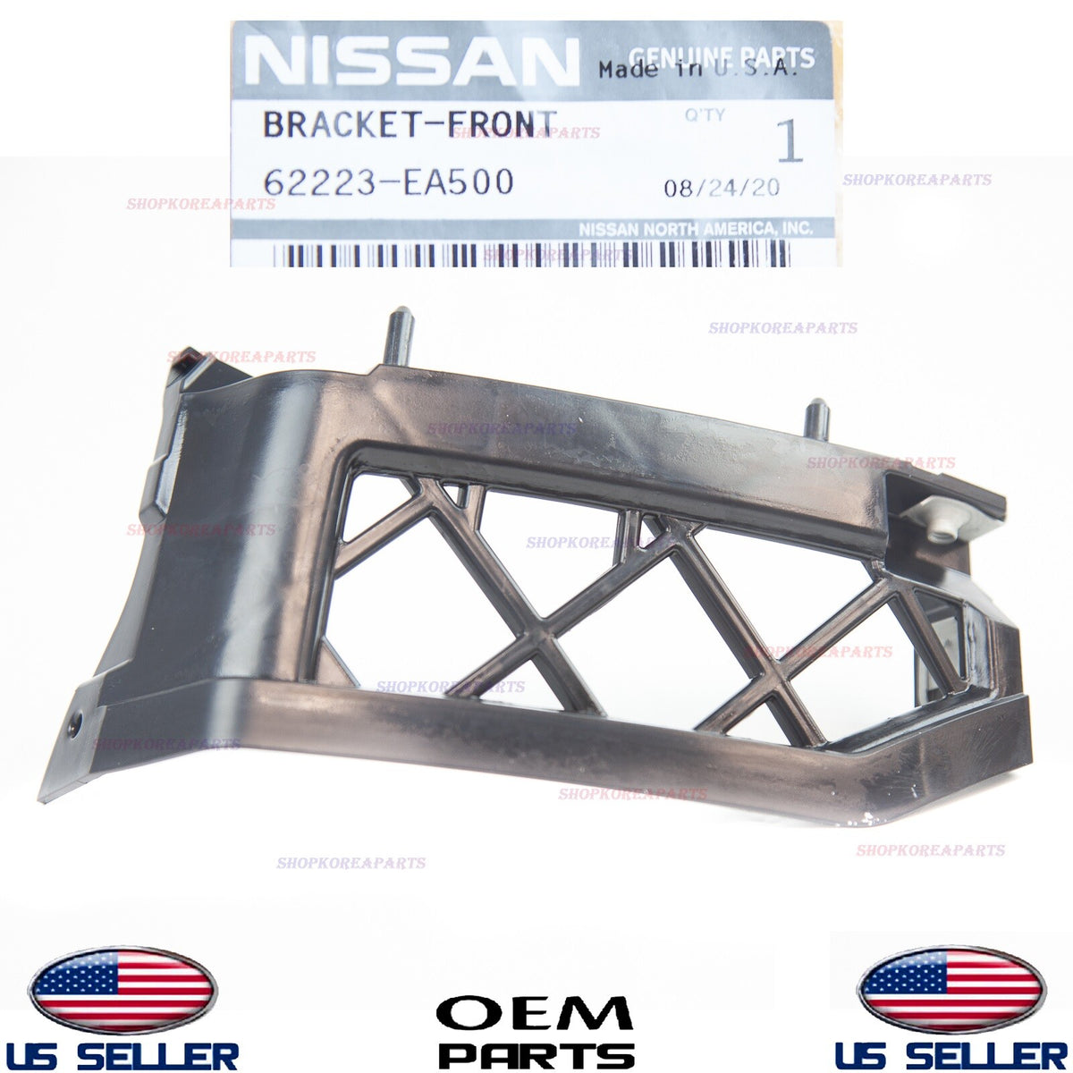 GENUINE Bumper Front Bracket Driver Side OEM Pathfinder 05-12 Frontier 05-21