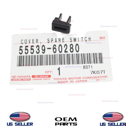 GENUINE Cover Spare Switch Hole 2015-2021 Lexus LX570 55539-60280