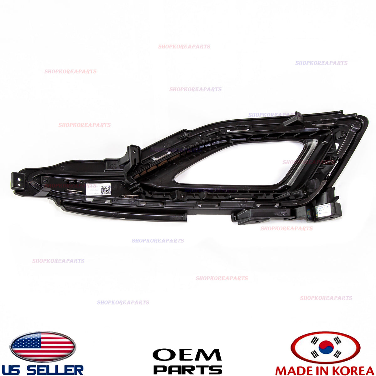 FRONT FOG LIGHT COVER LEFT BEZEL TRIM FRAME GENUINE! SONATA 2015-2017 86521C1110