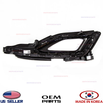 FRONT FOG LIGHT COVER LEFT BEZEL TRIM FRAME GENUINE! SONATA 2015-2017 86521C1110