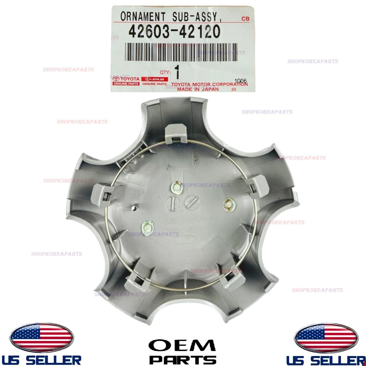 GENUINE Wheel Center Hub Cap Ornament ⭐OEM⭐ Toyota Rav4 2006-2012 42603-42120