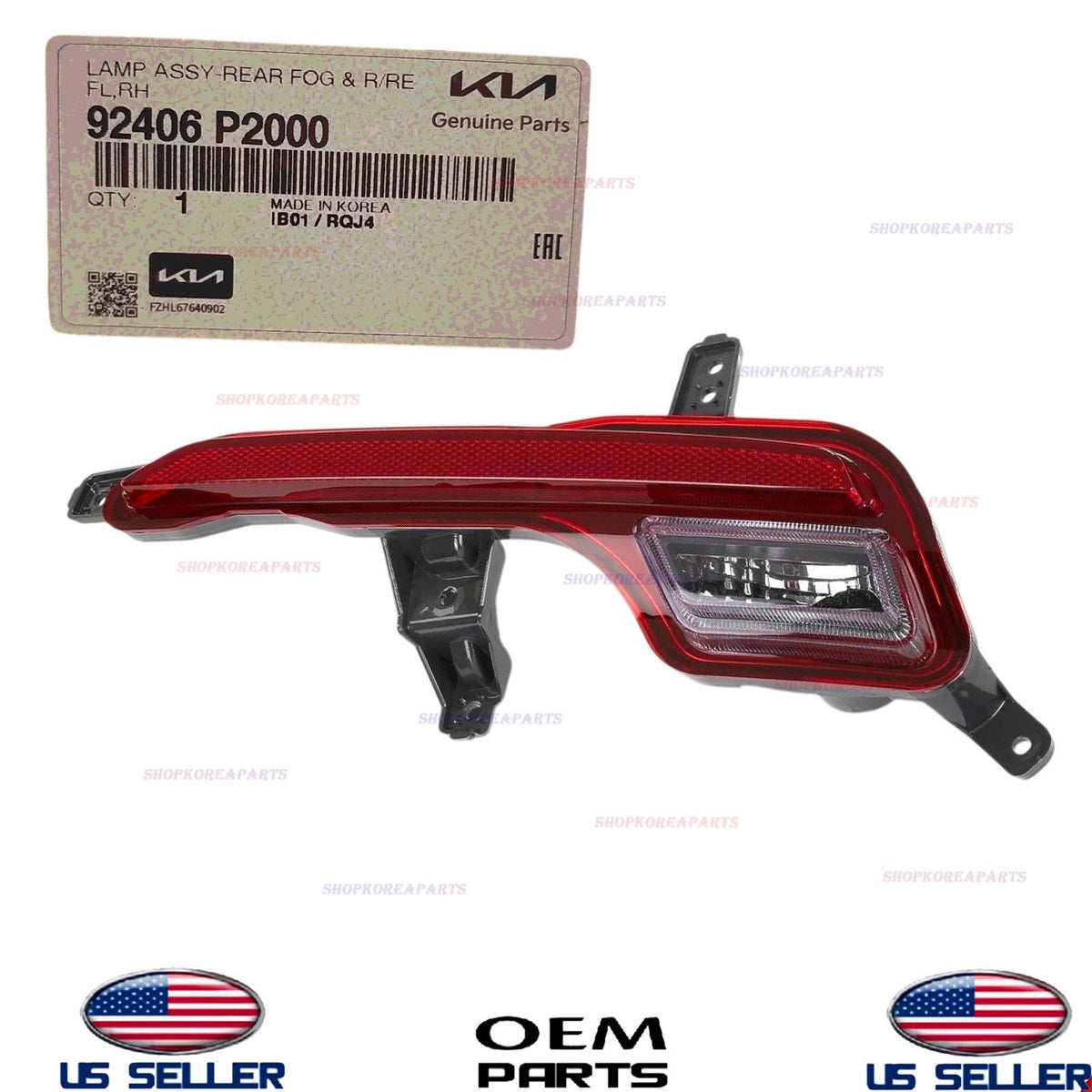 OEM Rear Backup Light Lamp Reflector RIGHT Passenger Side 2021-2023 Kia Sorento