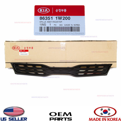 GRILLE RADIATOR FRONT GENUINE!!! KIA RIO HATCHBACK 2012-2015 863511W200