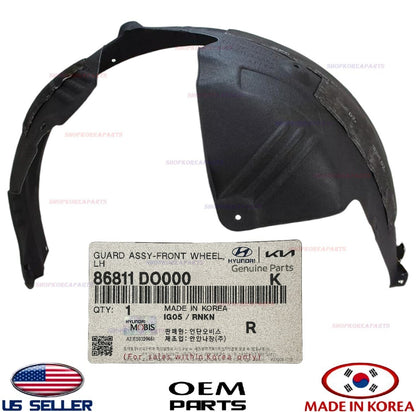 GENUINE Fender Liner Front LEFT Driver Side ⭐OEM⭐ Kia EV9 2024-2026 86811-DO000