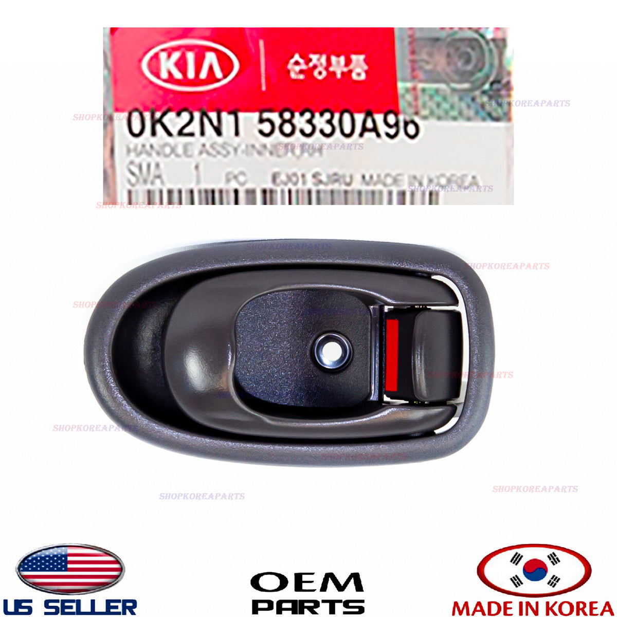 DOOR HANDLE INSIDE RIGHT front rear PASSENGER SIDE ⭐OEM⭐ KIA SPECTRA 2001-2003