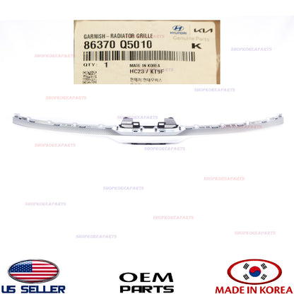 GENUINE Front Radiator Grille Trim Bezel Upper DRL OEM Kia Seltos 1.6L 2020-2023
