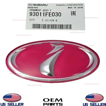 GENUINE OEM Pink "i" Front Grille Emblem Subaru Impreza WRX STI 2002-2011