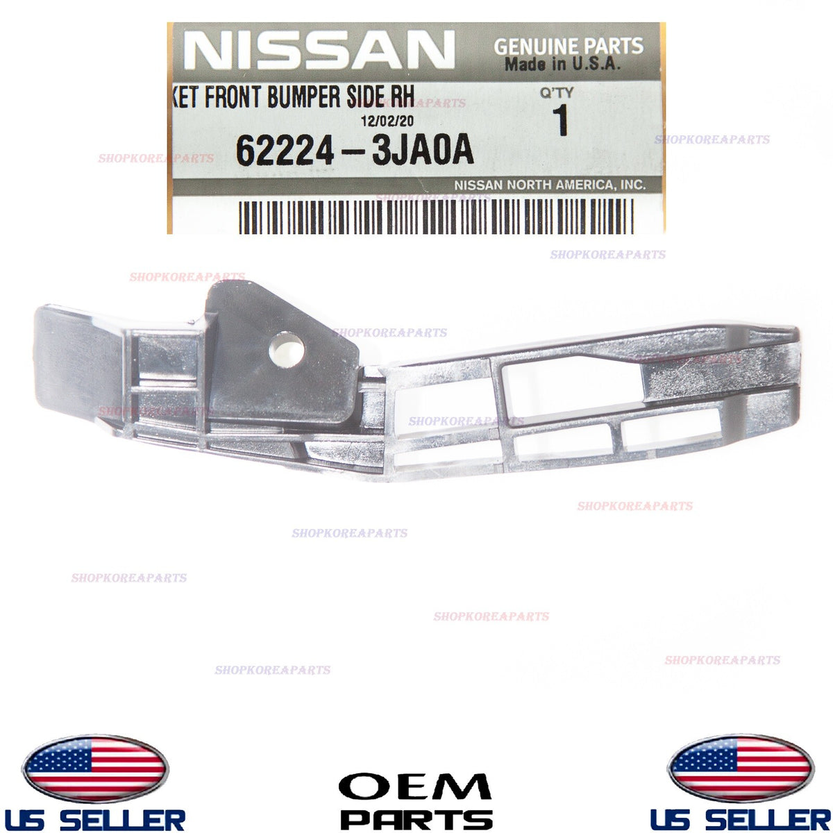 GENUINE Front Bumper Bracket Retainer RIGHT ⭐OEM⭐ Infiniti JX35 QX60 2014-2020