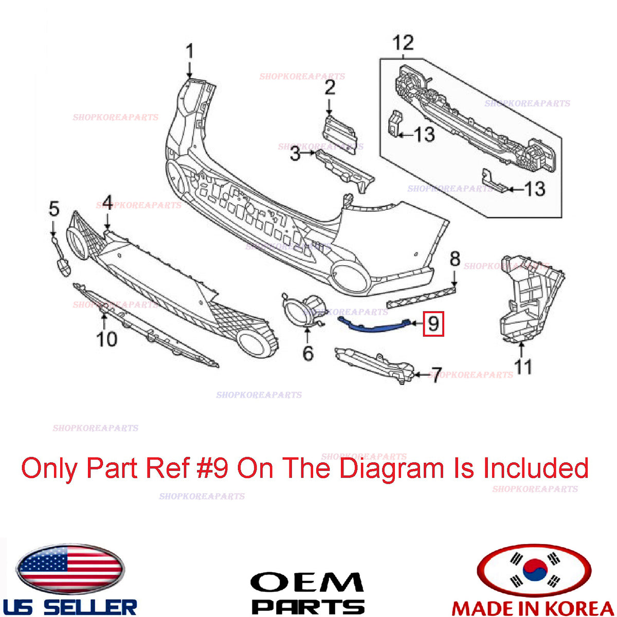 GENUINE Rear Bumper Lower Cover RIGHT Passenger ⭐OEM⭐ Genesis GV70 Sport 2022-25