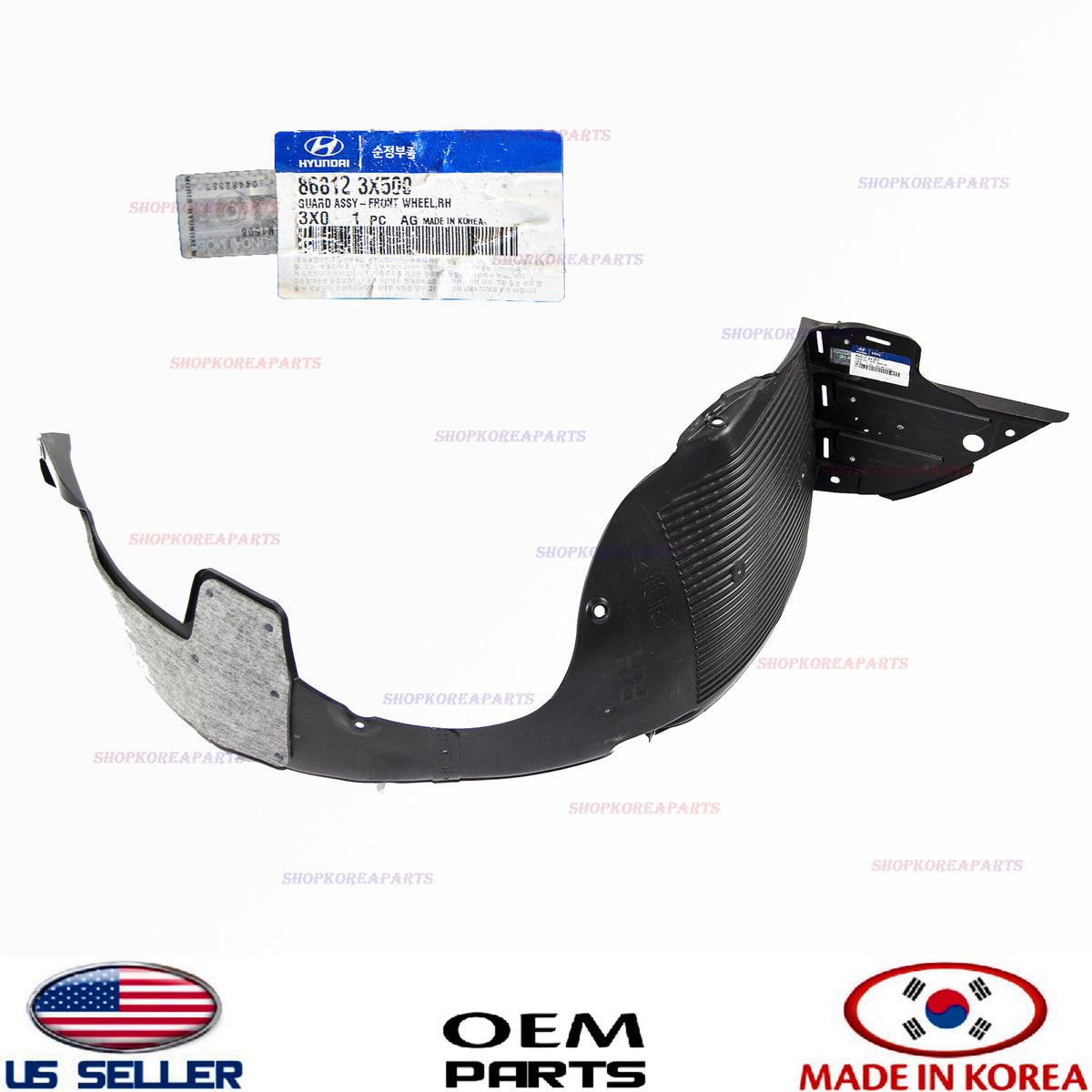 GENUINE Fender Liner Front RIGHT Passenger Side ⭐OEM⭐ Elantra COUPE 2013-2014